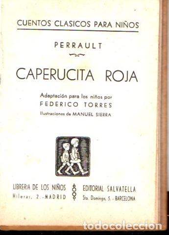 Libros antiguos: CAPERUCITA ROJA (SALVATELLA) - Foto 3