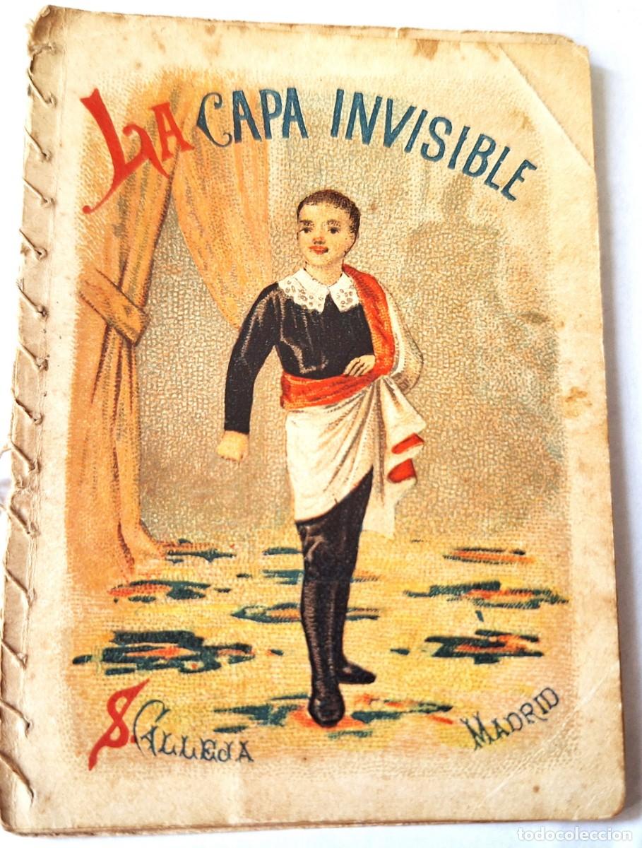 Libros antiguos: CUENTO CALLEJA ANTIGUO - LA CAPA INVISIBLE - RECREO INFANTIL -CUENTOS MORALES PARA NI&Ntilde;OS