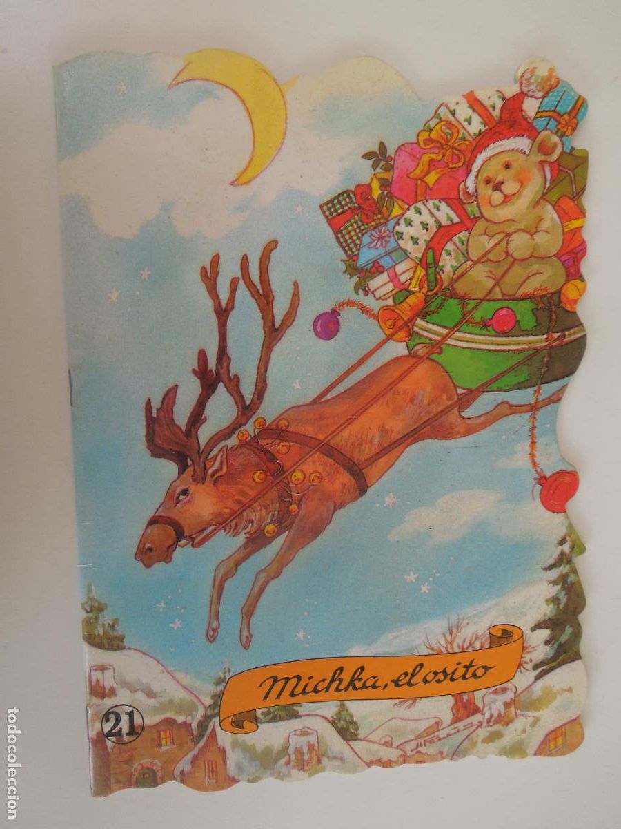 Libros antiguos: MICHKA , EL OSITO - EDITORIAL COMBEL - CUENTO TROQUELADO 2003
