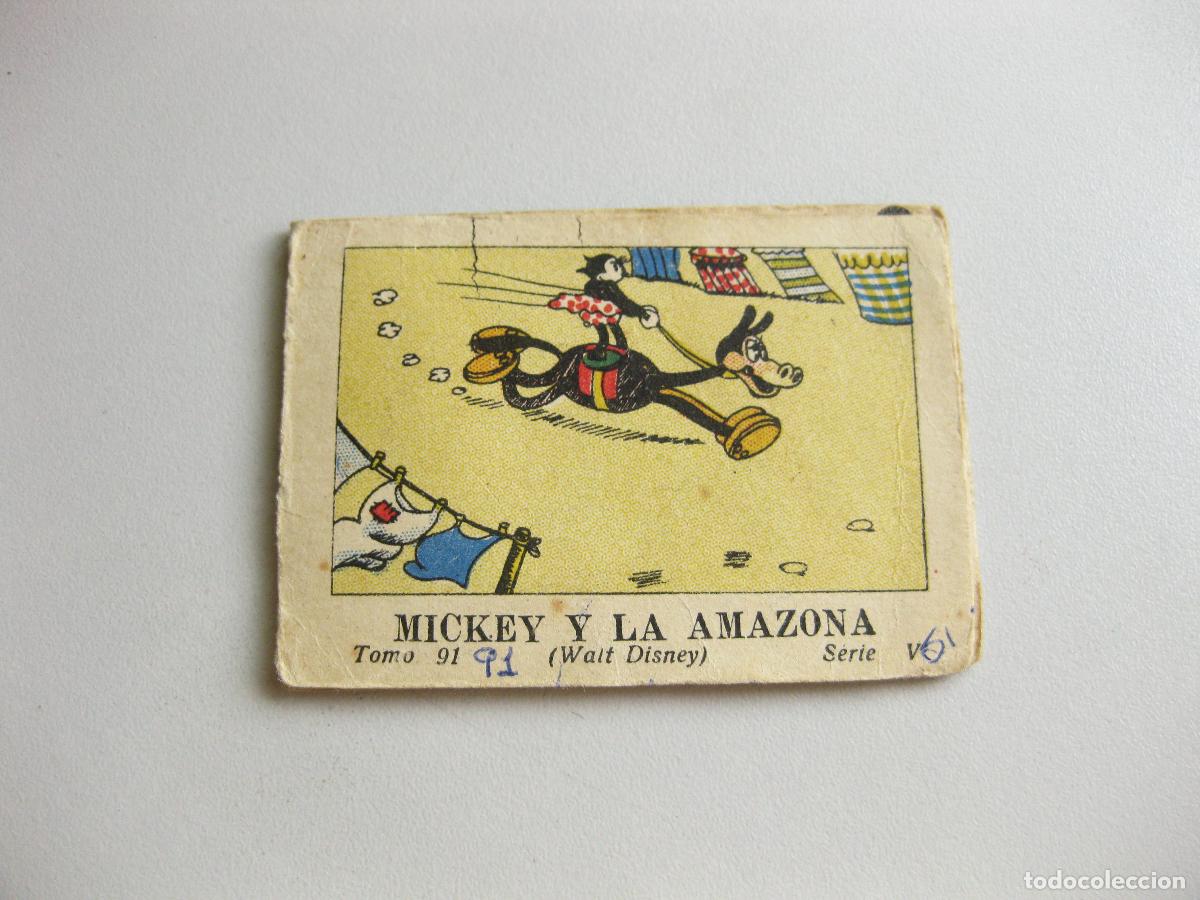 Libros antiguos: CUENTO DE MICKEY MOUSE Y LA AMAZONA. TOMO N&ordm; 91, SERIE V. EDITORIAL SATURNINO CALLEJA. WALT DISNEY