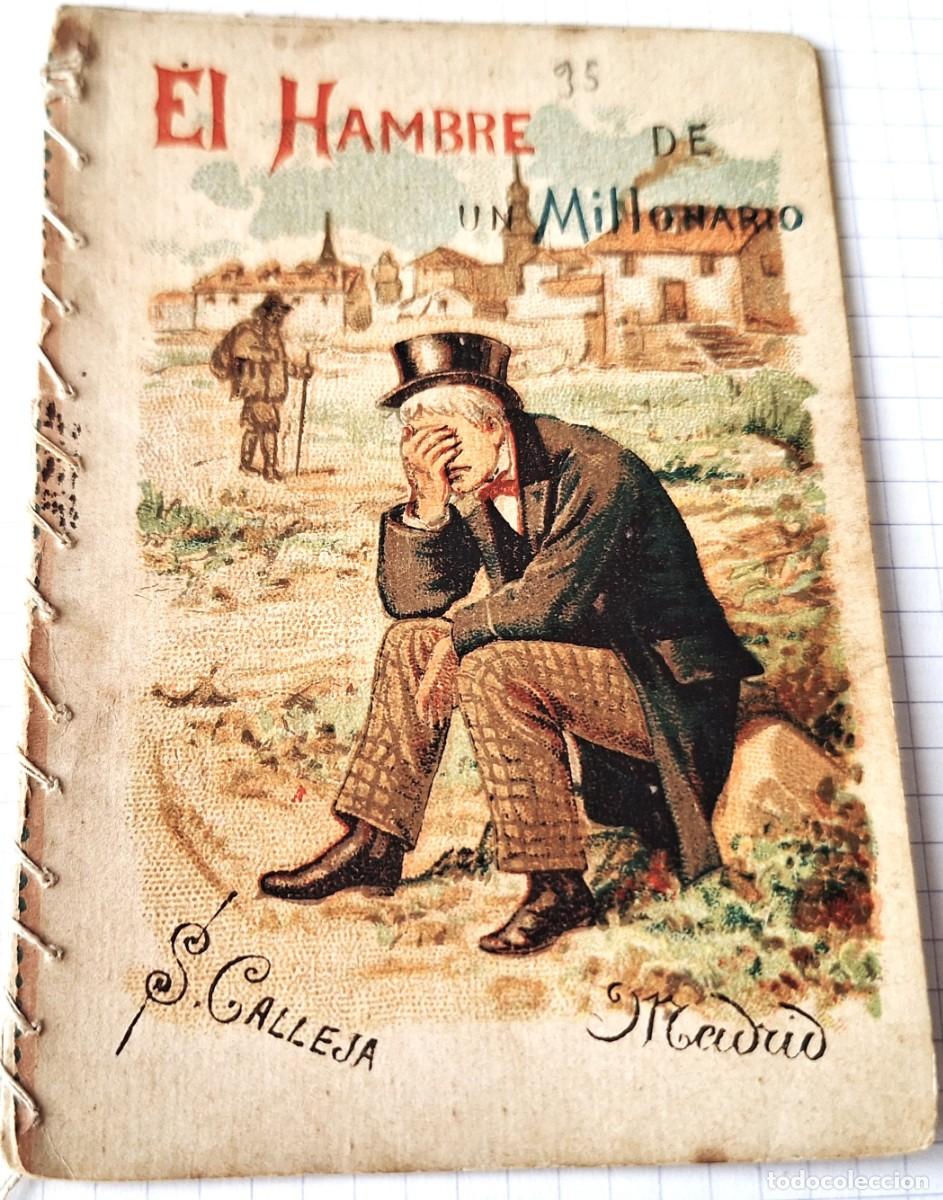Libros antiguos: CUENTO CALLEJA ANTIGUO - EL HAMBRE DE UN MILLONARIO - RECREO INFANTIL - CUENTOS MORALES PARA NI&Ntilde;OS