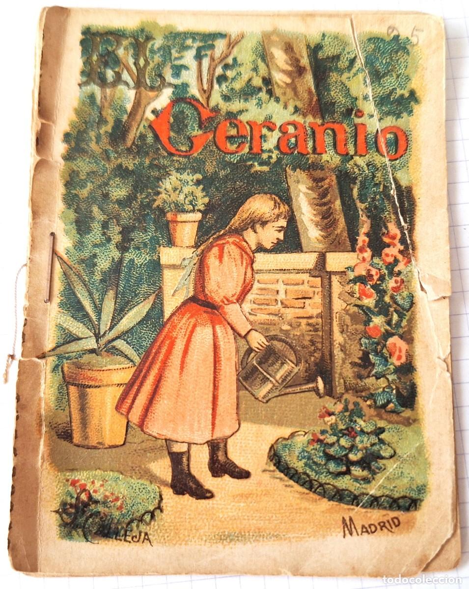 Libros antiguos: CUENTO CALLEJA ANTIGUO - EL GERANIO - RECREO INFANTIL - CUENTOS MORALES PARA NI&Ntilde;OS