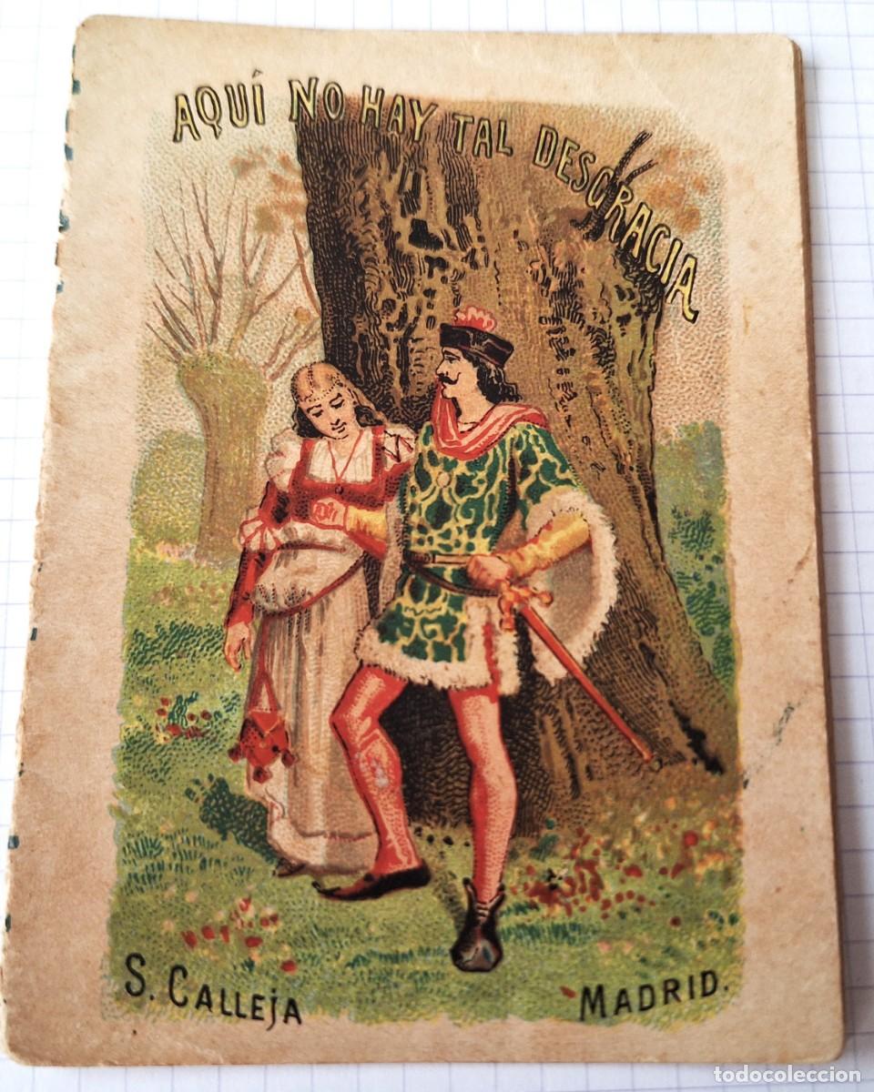 Libros antiguos: CUENTO CALLEJA ANTIGUO - AQUI NO HAY TAL DESGRACIA - RECREO INFANTIL - CUENTOS MORALES PARA NI&Ntilde;OS