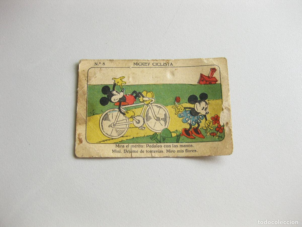 Old books: CROMO N&ordm; 8 DE MICKEY MOUSE. COLECCI&Oacute;N DE PRODUCTOS LOSTE. BARCELONA. WALT DISNEY