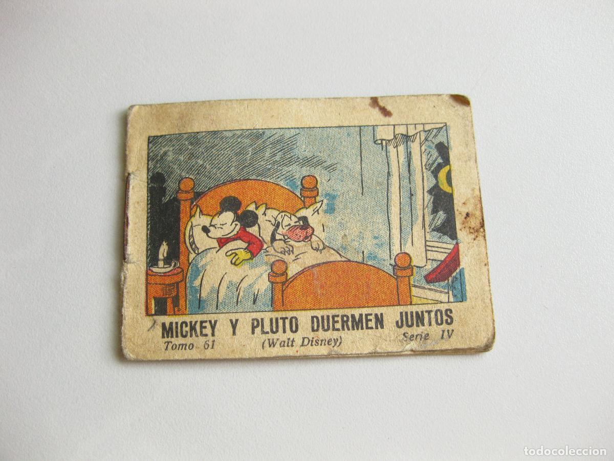 Libros antiguos: CUENTO MICKEY MOUSE Y PLUTO DUERMEN JUNTOS. TOMO N&ordm; 61 SERIE IV. EDITORIAL CALLEJA. WALT DISNEY