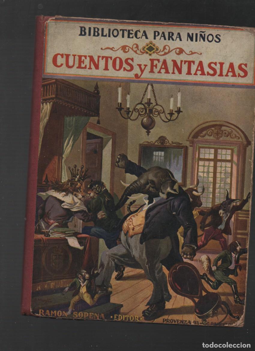 Libros antiguos: CUENTOS Y FANTAS&Iacute;AS. ILUSTRADOS CON 37 GRABADOS EN NEGRO. EDITORIAL SOPENA 1935
