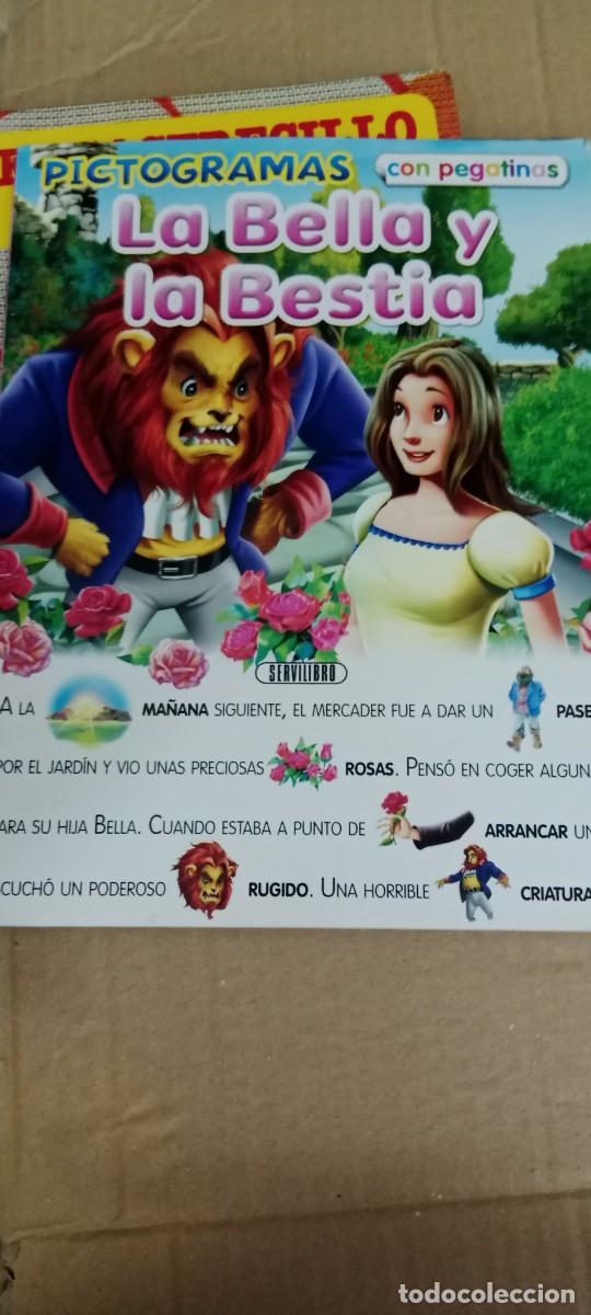 Libros antiguos: PICTOGRAMAS LA BELLA Y LA BESTIA LIBRO M-FON