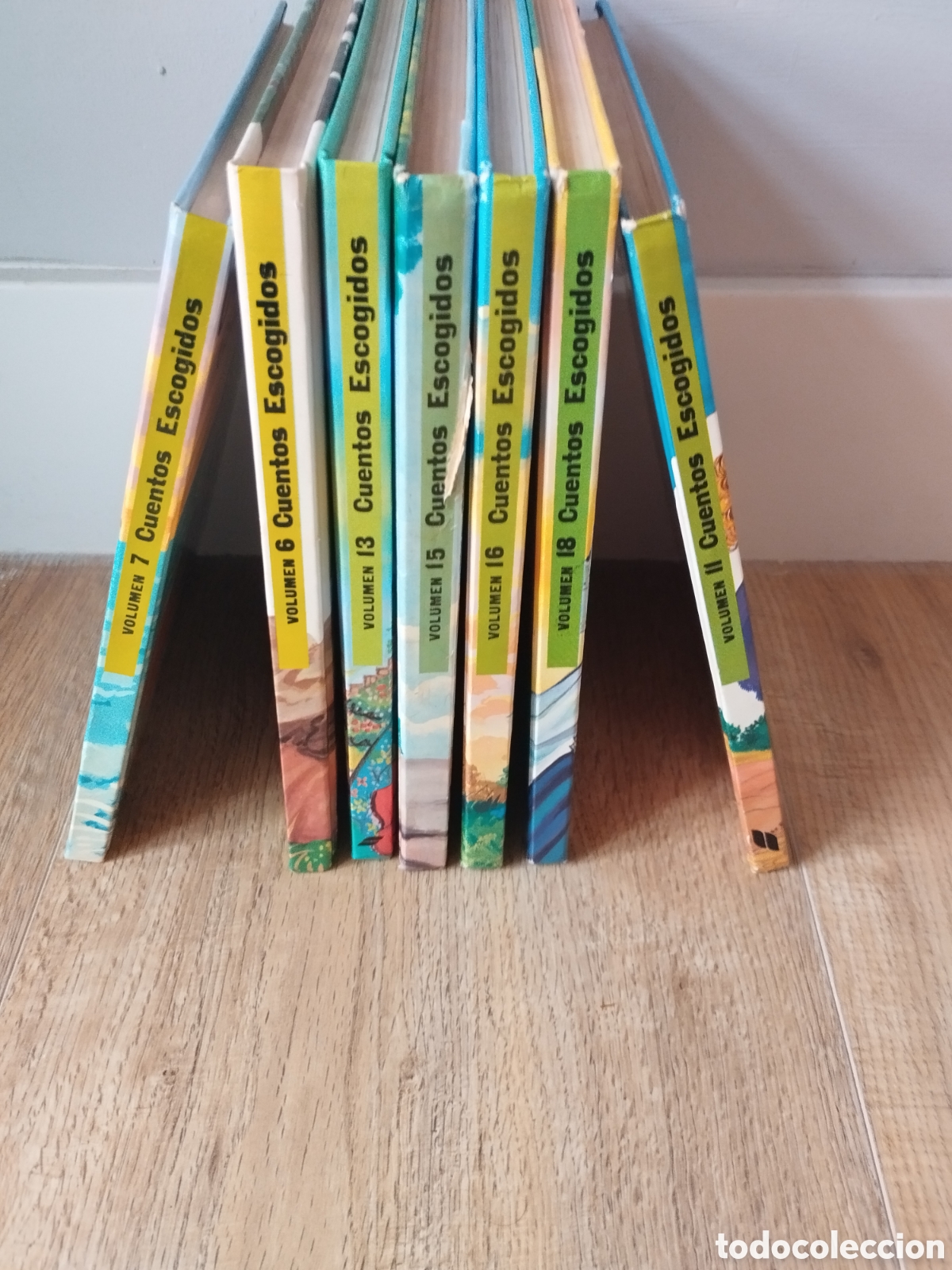 Libros antiguos: Lote cuentos escogidos volumen II,6,7,13,15,16,18