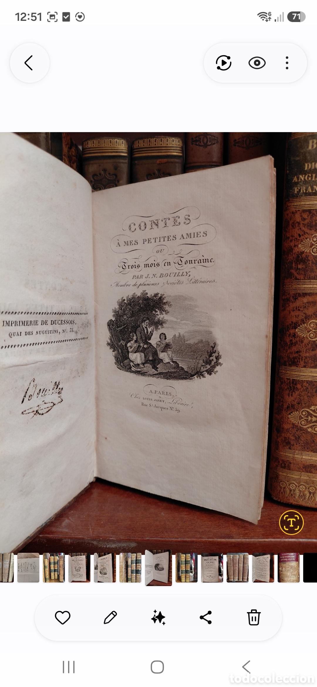 Libros antiguos: 1830 Bouilly jean Nicolas Contes &agrave; mes petites amies, ou trois mois en Touraine Louis Janet Gravures