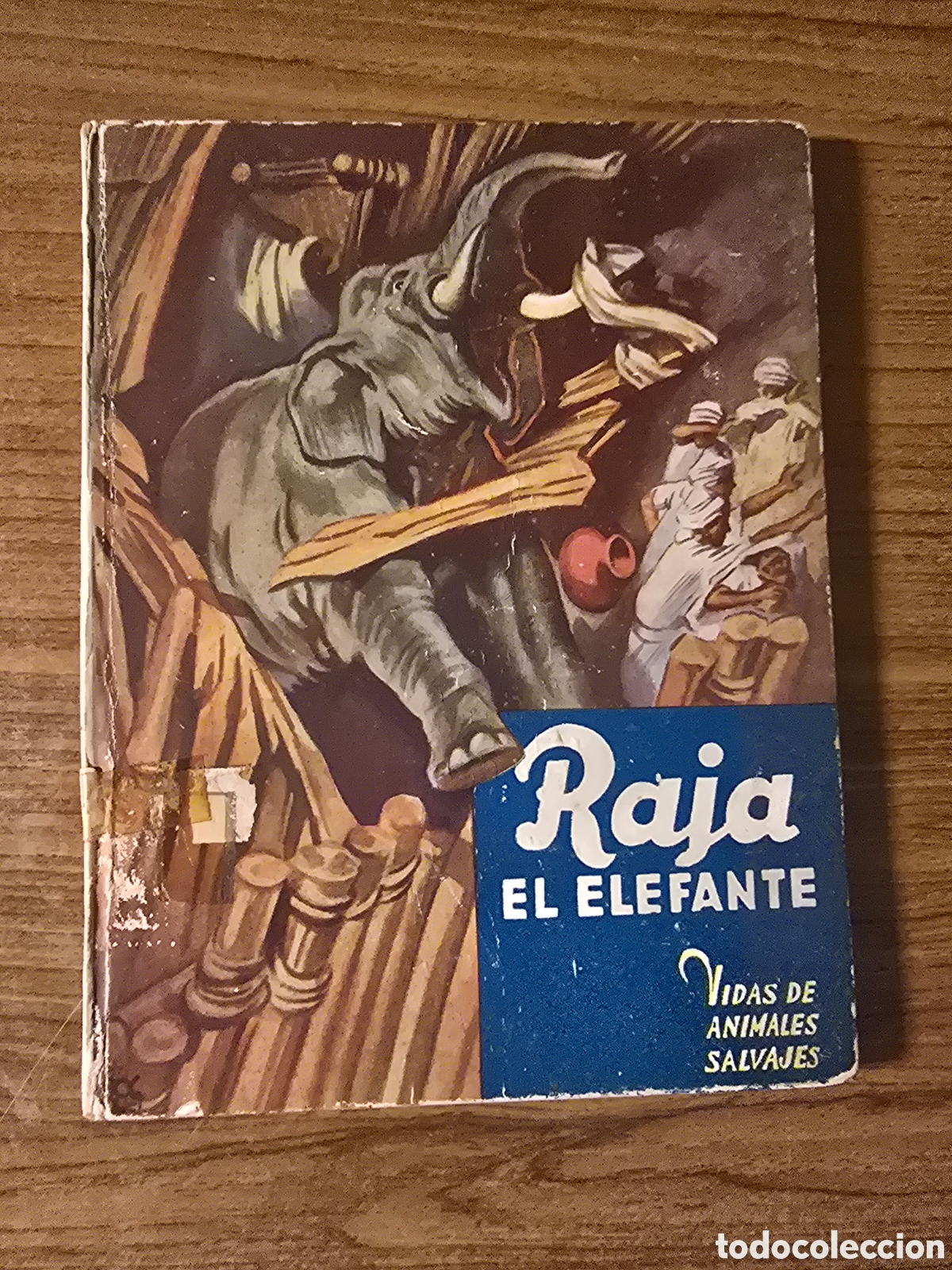 Libros antiguos: RAJA EL ELEFANTE,VIDA DE ANIMALES SALVAJES,(EDITORIAL MOLINO)