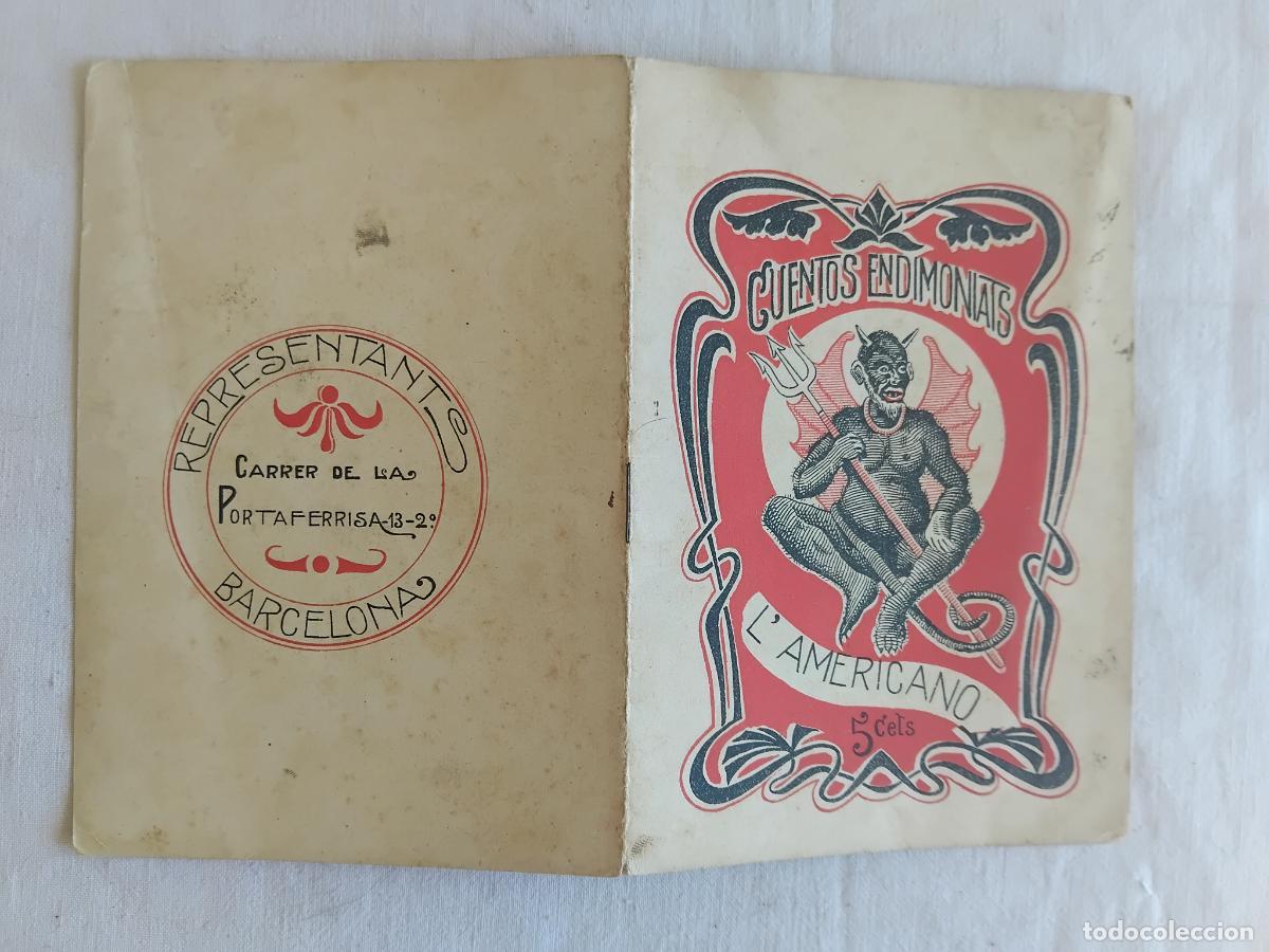 Libros antiguos: COLECCIO CUENTOS ENDIMONIATS PER FRA DIAVOLO. LO DIMONI DISFRESSAT.