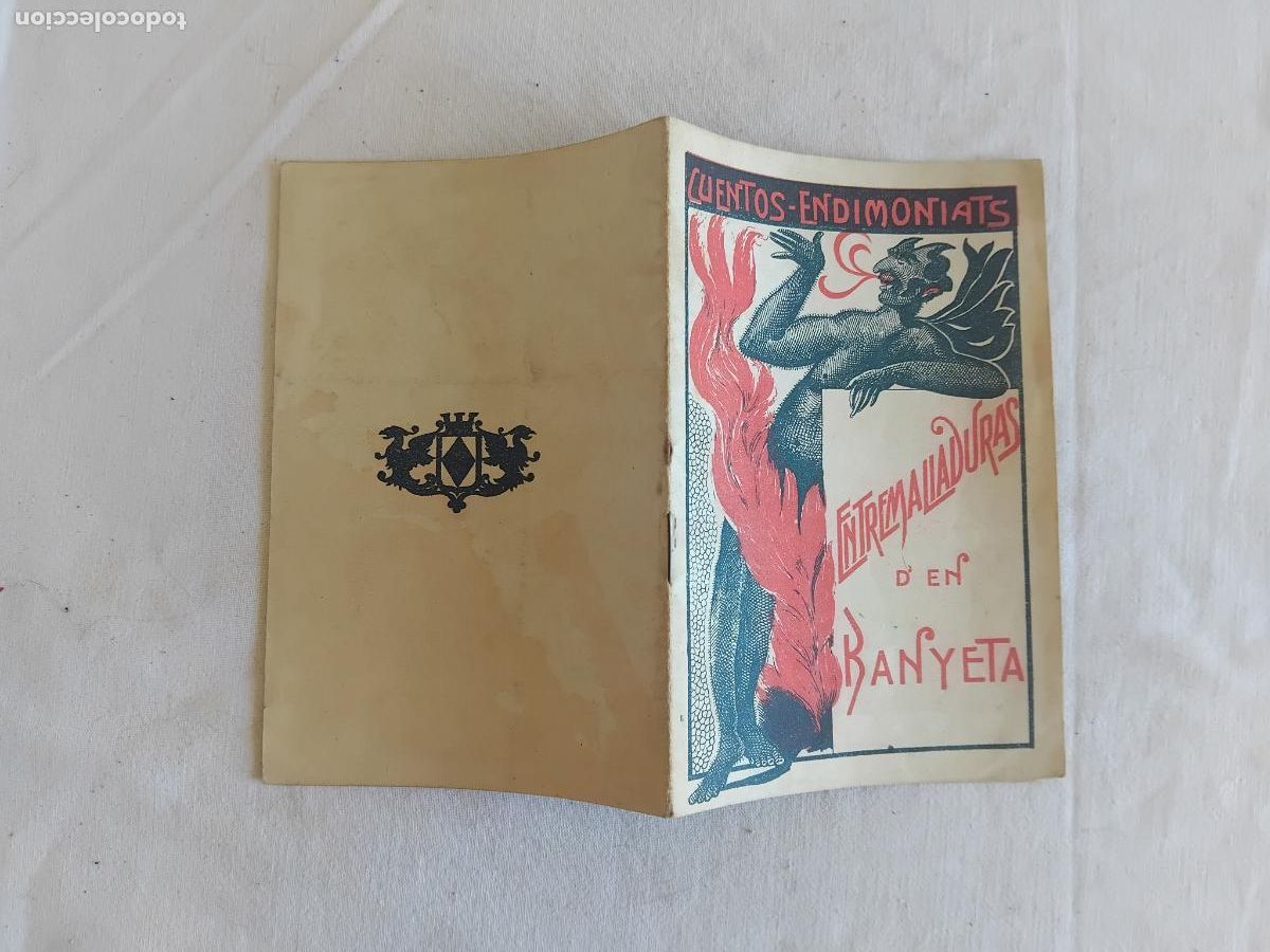 Libros antiguos: COLECCIO CUENTOS ENDIMONIATS PER FRA DIAVOLO. ENTREMALLADURAS DEL BANYETA.