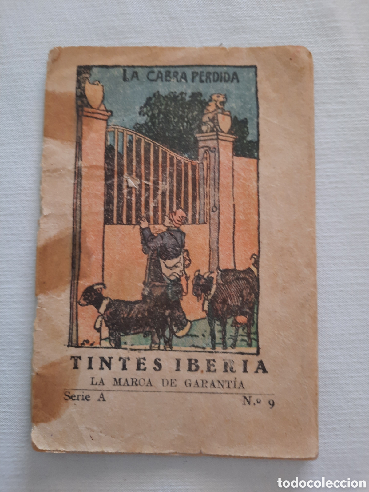 Libros antiguos: Antiguo mini cuento La cabra perdida