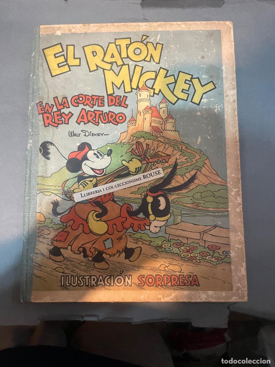 Libros antiguos: EL RAT&Oacute;N MICKEY - EN LA CORTE DEL REY ARTURO , WALT DISNEY - ILUSTRACI&Oacute;N SORPRESA (DIORAMAS) 1&ordf; EDC.