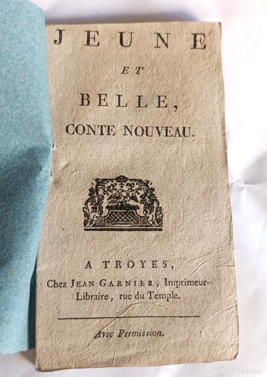 Libros antiguos: Antigua edici&oacute;n del cuento de hadas Joven y Bella, escrito por la condesa Henriette-Julie de Murat.
