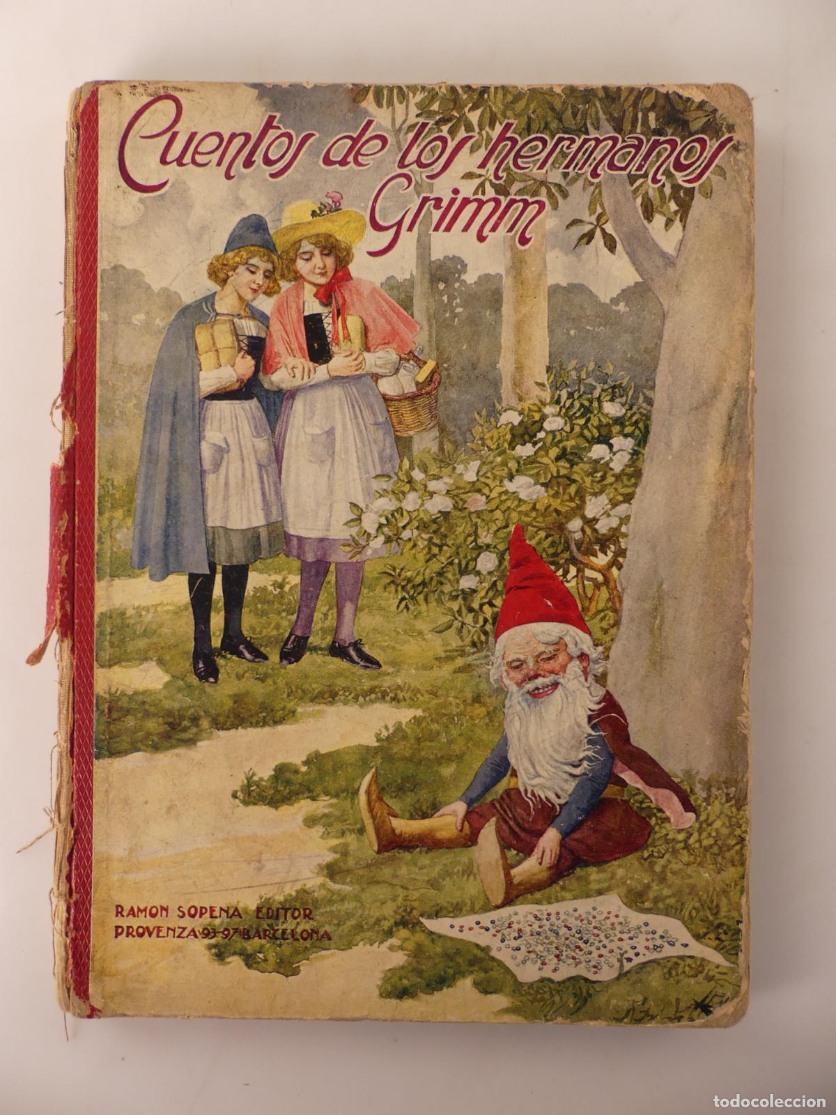 Libros antiguos: CUENTOS DE LOS HERMANOS GRIMM - BIBLIOTECA PARA NI&Ntilde;OS