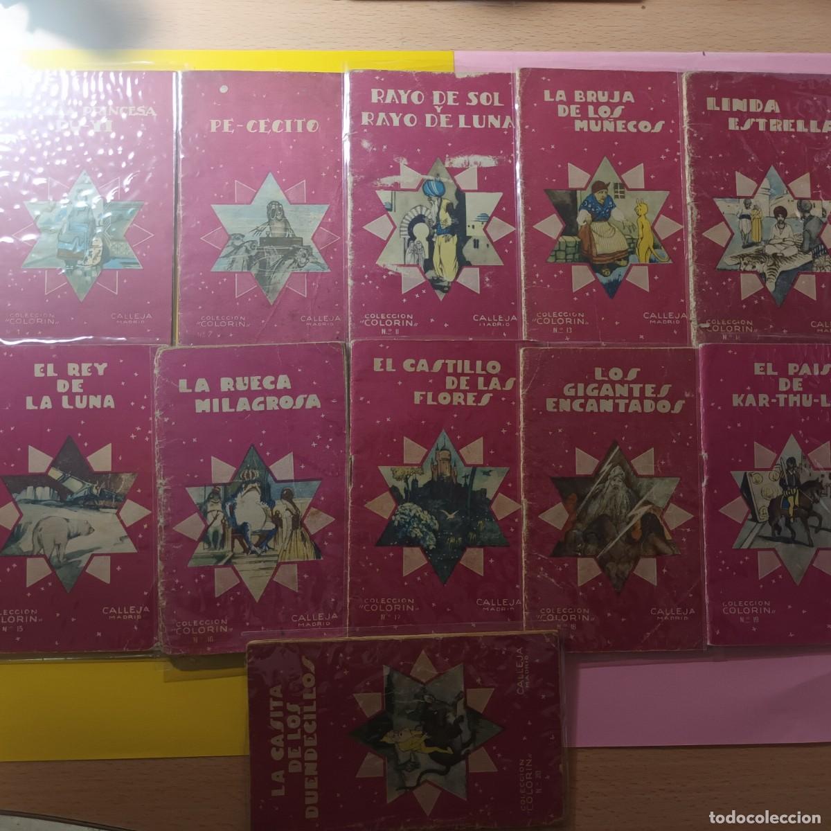 Libros antiguos: Cuentos Calleja Serie Color&iacute;n Granate Lote L-447