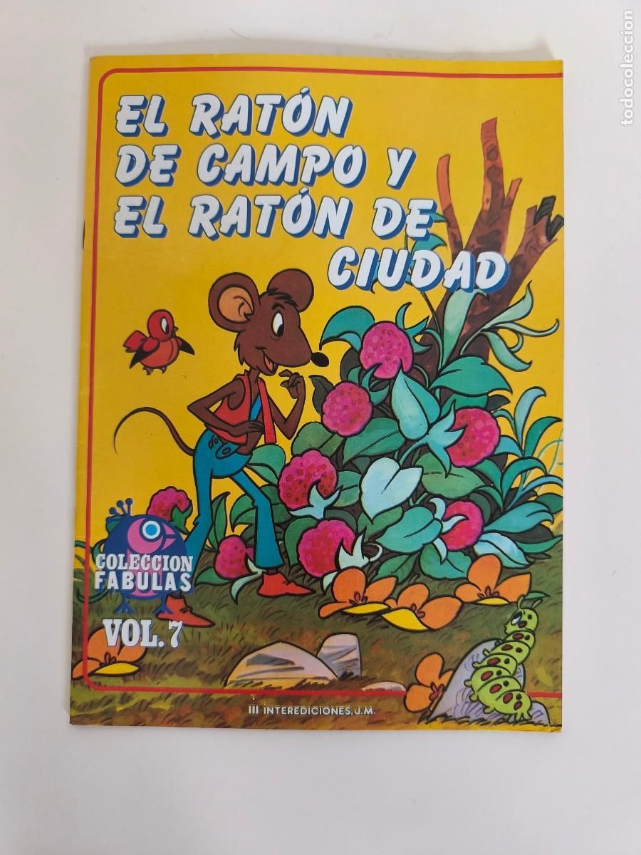Libros antiguos: El rat&oacute;n de campo y el rat&oacute;n de ciudad