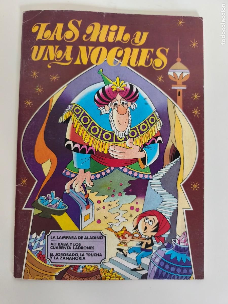Libros antiguos: las mil y una noches &ndash; cl&aacute;sicos familiares n&ordm; 1 &ndash; bruguera 1980