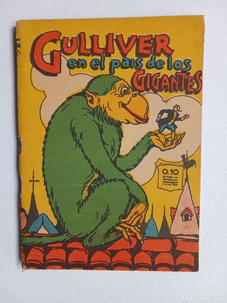 Libros antiguos: Cuentos Infantiles La Abeja n&deg; 54 - Gulliver y los gigantes! - Swift - Editorial Tor a&ntilde;os 40