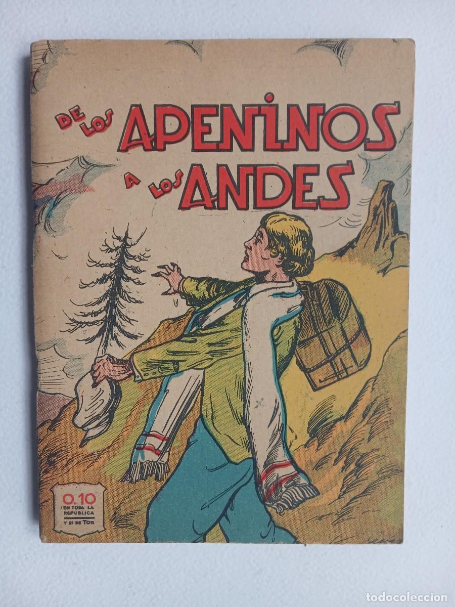 Libros antiguos: Cuentos Infantiles La Abeja n&deg; 29 - De los Apeninos a los Andes! - D'Amicis - Editorial Tor a&ntilde;os 40