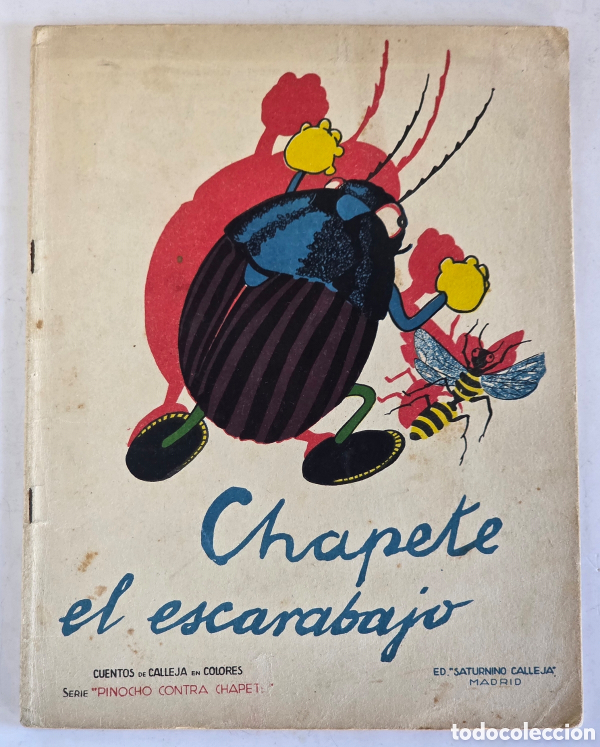 Antiquarische B&uuml;cher: Chapete El Escarabajo - Dibujos Bartolozzi - Cuento Infantil Calleja Madrid