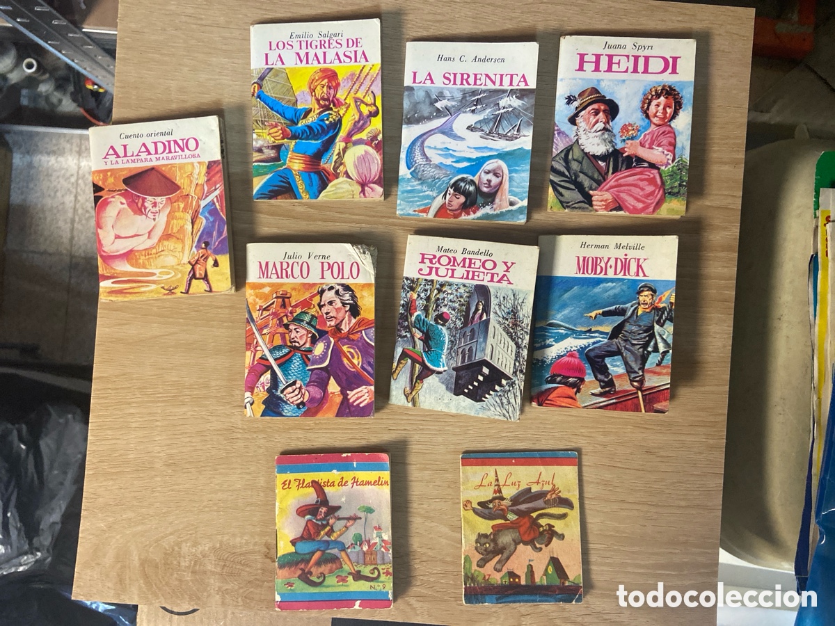Libros antiguos: Este lote consta de 9 minilibros / cuentos infantiles y juveniles 70 y 80