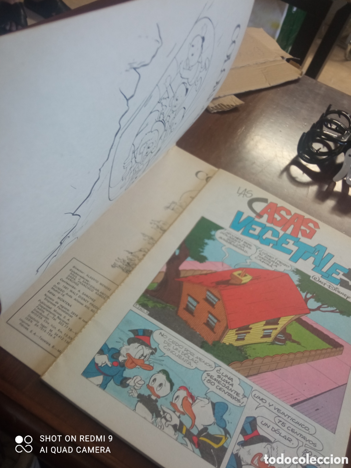 Libros antiguos: Cuento Disney DUMBO A&Ntilde;OS 80S - Foto 4