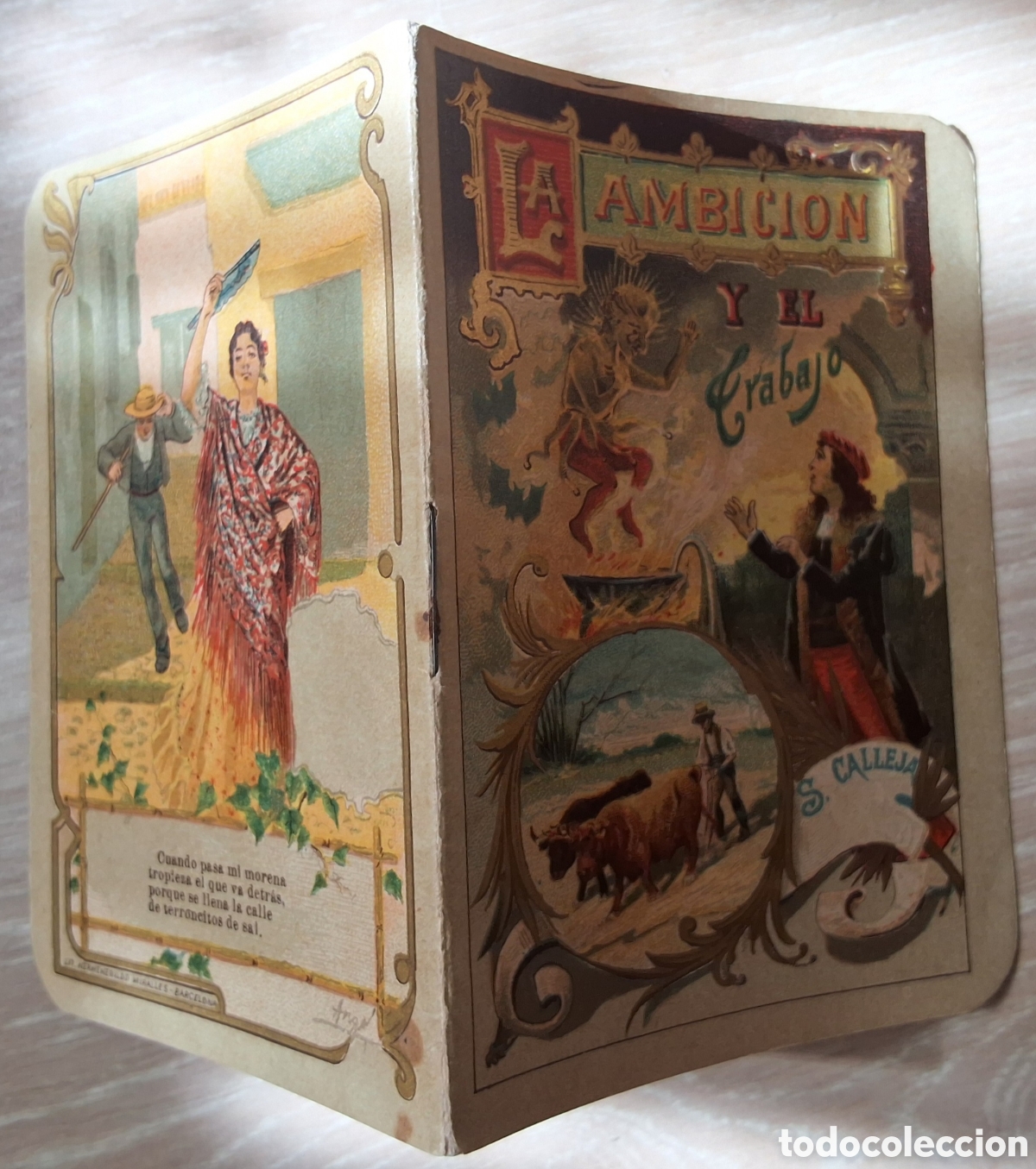 Livres anciens: La ambici&oacute;n y el trabajo cuentos fant&aacute;sticos serie I tomo 6 edita S. Calleja