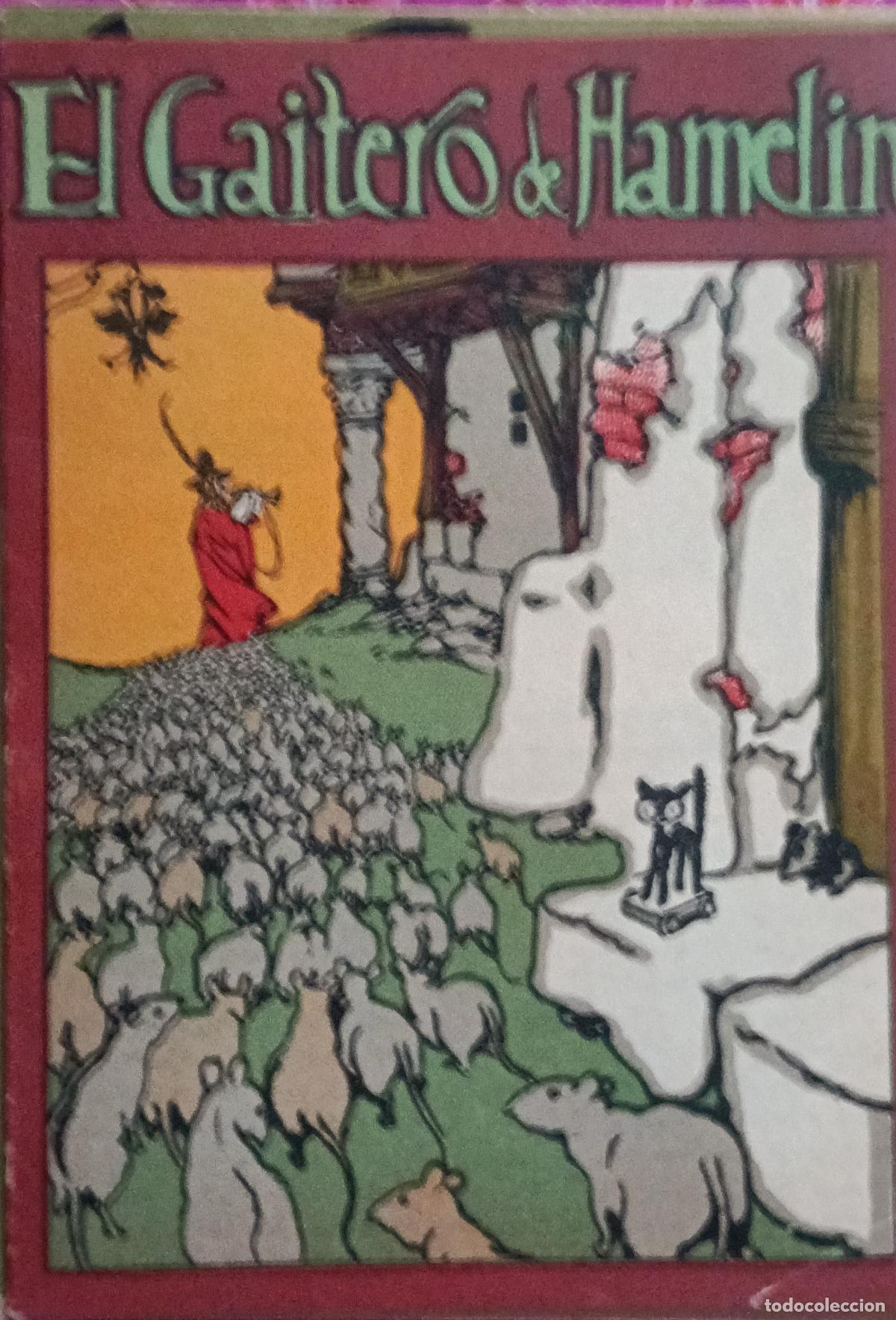 Livres anciens: El gaitero de Hamelin. R. Browning