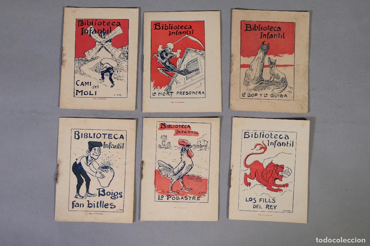 Libros antiguos: Biblioteca Infantil: Lote de 6 cuentos en catal&aacute;n - A. Utrillo - Imp. La Catalana, 1910-1920