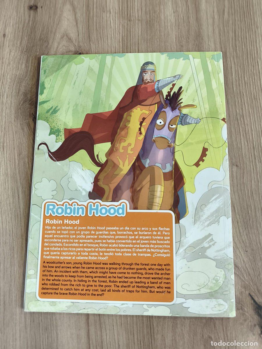 Libros antiguos: Robin Hood 1 Edici&oacute;n biling&uuml;e Howard Pyle - Foto 3