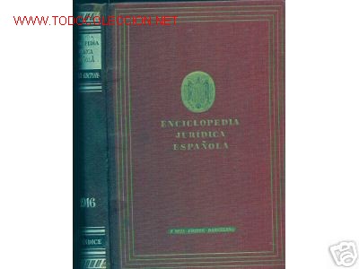 Old books: 1916. ENCICLOPEDIA JURIDICA ESPA&Ntilde;OLA. DERECHO.