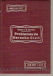 Libros antiguos: PROBLEMAS DE DERECHO CIVIL (Madrid, 1935)