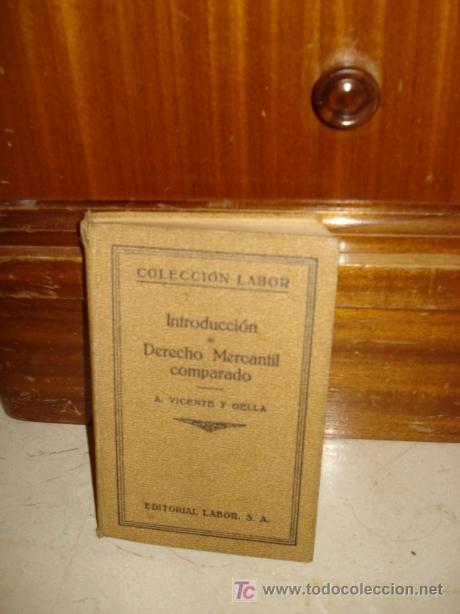 Libros antiguos: INTRODUCCI&Oacute;N AL DERECHO MERCANTIL COMPARADO - Foto 1