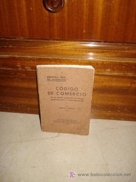 Libros antiguos: C&Oacute;DIGO DE COMERCIO ESPA&Ntilde;OL - Foto 1