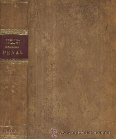 Libros antiguos: ELEMENTOS DE DERECHO PENAL  (A/ DE- 178) - Foto 1