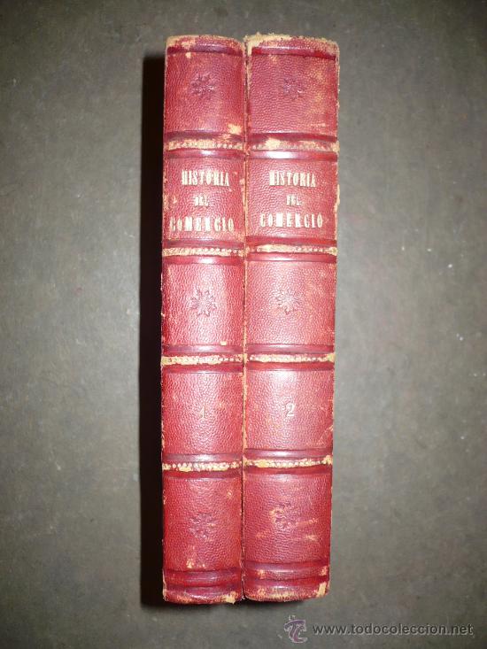 Libros antiguos: Historia del Comercio. 2 Tomos, 1874. Mr. Scherer. - Foto 2
