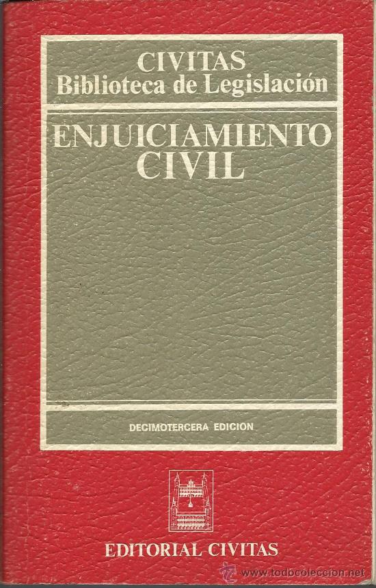 Libri antichi: ENJUICIAMIENTO CIVIL  712 PAGINAS