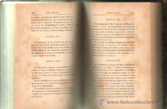 Libros antiguos: CODIGO DE COMERCIO  (A/ COM- 170) - Foto 3
