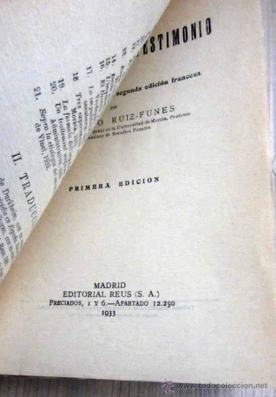 Libros antiguos: LA CRITICA DEL TESTIMONIO - Foto 3