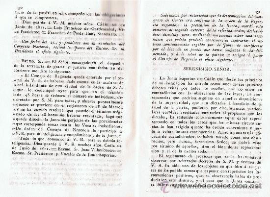 Libros antiguos: MANIFIESTO QUE LA JUNTA SUPERIOR DE GOBIERNO Y DEFENSA DE ESTA PLAZA DIRIGE AL PUEBLO QUE LA INSTAL&Oacute;