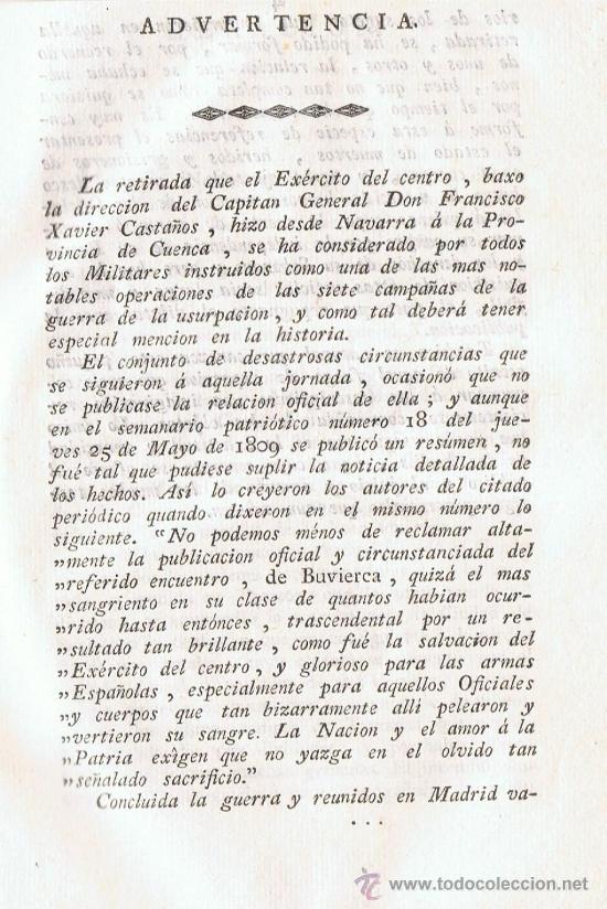 Libros antiguos: RELACI&Oacute;N DE LA RETIRADA DEL EX&Eacute;RCITO DEL CENTRO DESDE LA ORILLA DERECHA DEL &Eacute;BRO HASTA LA CIUDAD DE