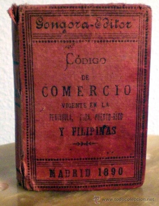 a partir de este año el código de comercio de 1890 es el código vigente hasta nuestros días.