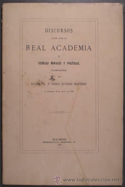 Libros antiguos: ALVAREZ MARTINEZ, Cirilo: EL DIVORCIO. 1876 - Foto 1