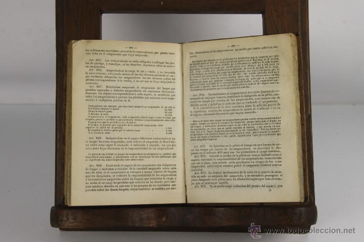 Libros antiguos: D-268. CODIGO DE COMERCIO. VV.AA. LIB. ESTEBAN PUJAL. 1857. - Foto 3