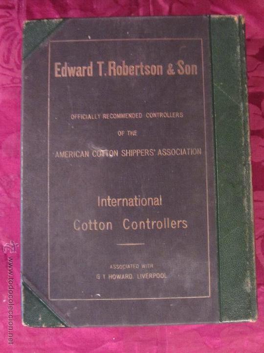 Libros antiguos: BUENTINGS INTERNATIONAL COTTON CODE - Foto 3