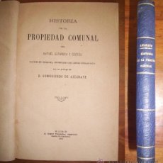 Libros antiguos: ALTAMIRA Y CREVEA, RAFAEL. HISTORIA DE LA PROPIEDAD COMUNAL . Lote 45846113