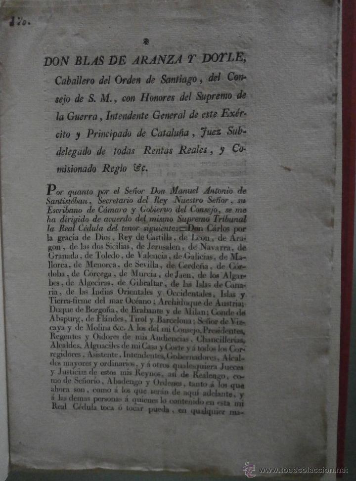 Libros antiguos: (Impuestos Iglesia). Don Blas de Ardanza y Doyle. Caballero del Orden de Santiago, del Consejo de S.