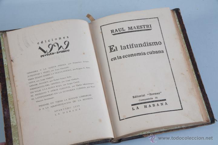 Libros antiguos: EL LATIFUNDISMO EN LA ECONOMIA CUBANA-MAESTRI-RAUL-EDITORIAL HERMES -LA HABANA -1930